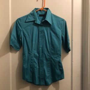 New York & co.Emerald button down fitted shirt